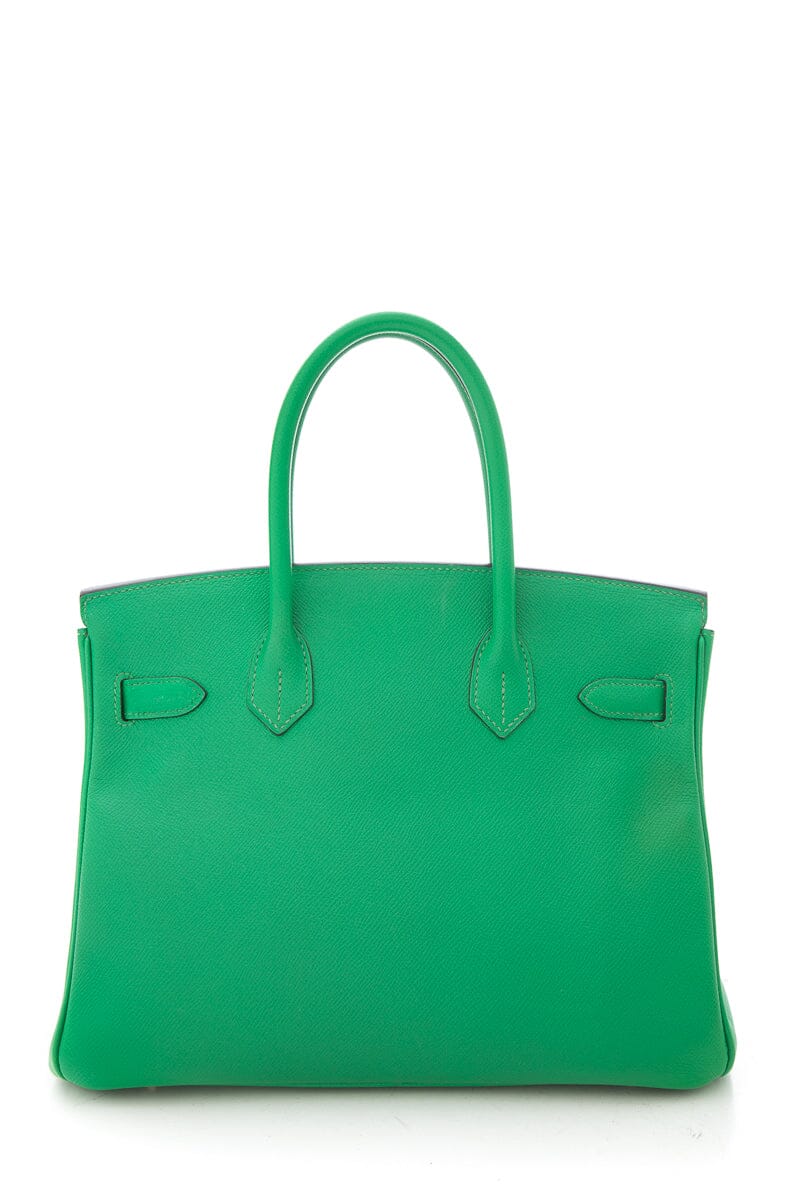 HermÃƒÆ’Ã‚Â¨s Birkin 30cm  Menthe Mint Green Handbag