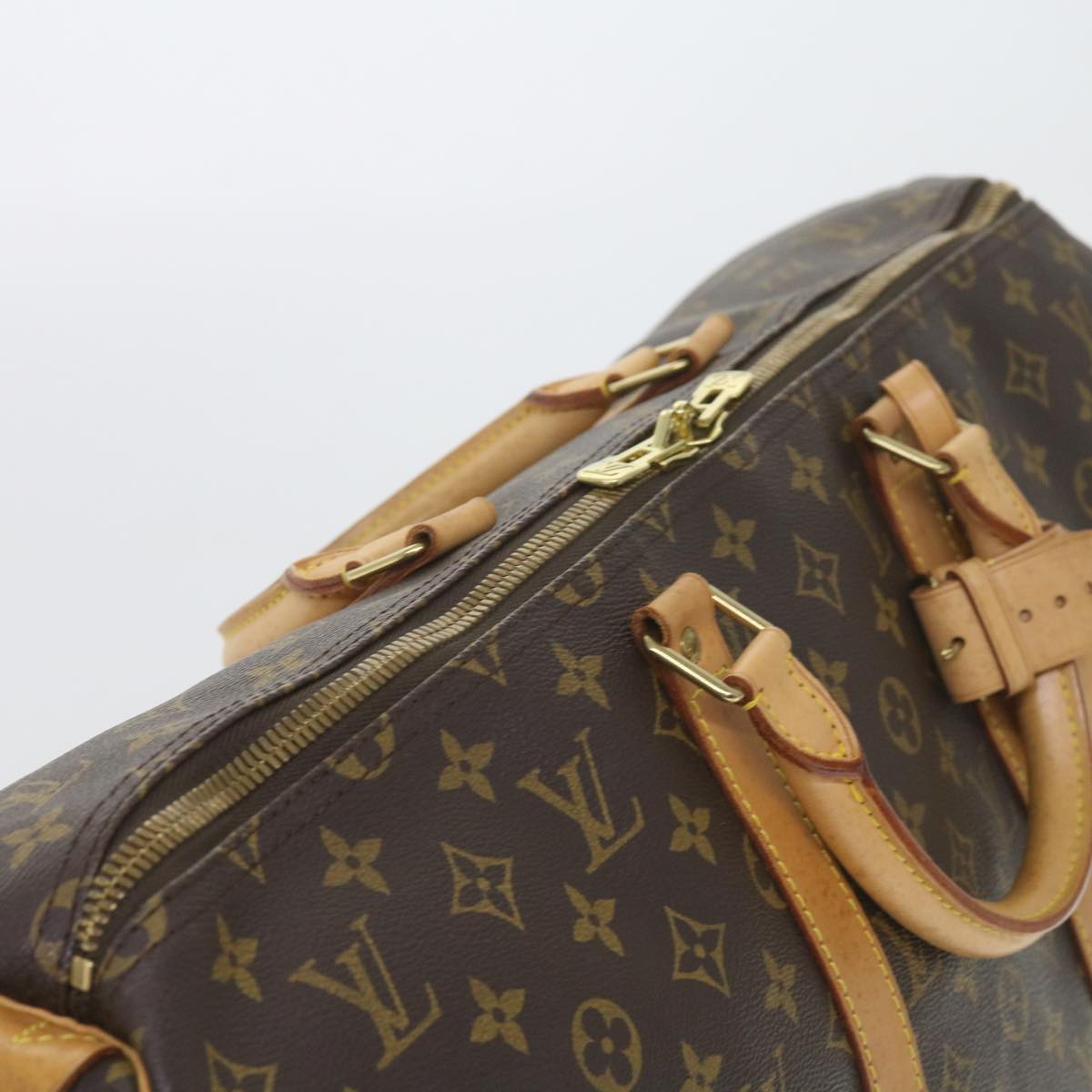 Louis Vuitton Keepall 50  Canvas Travel Bag ()