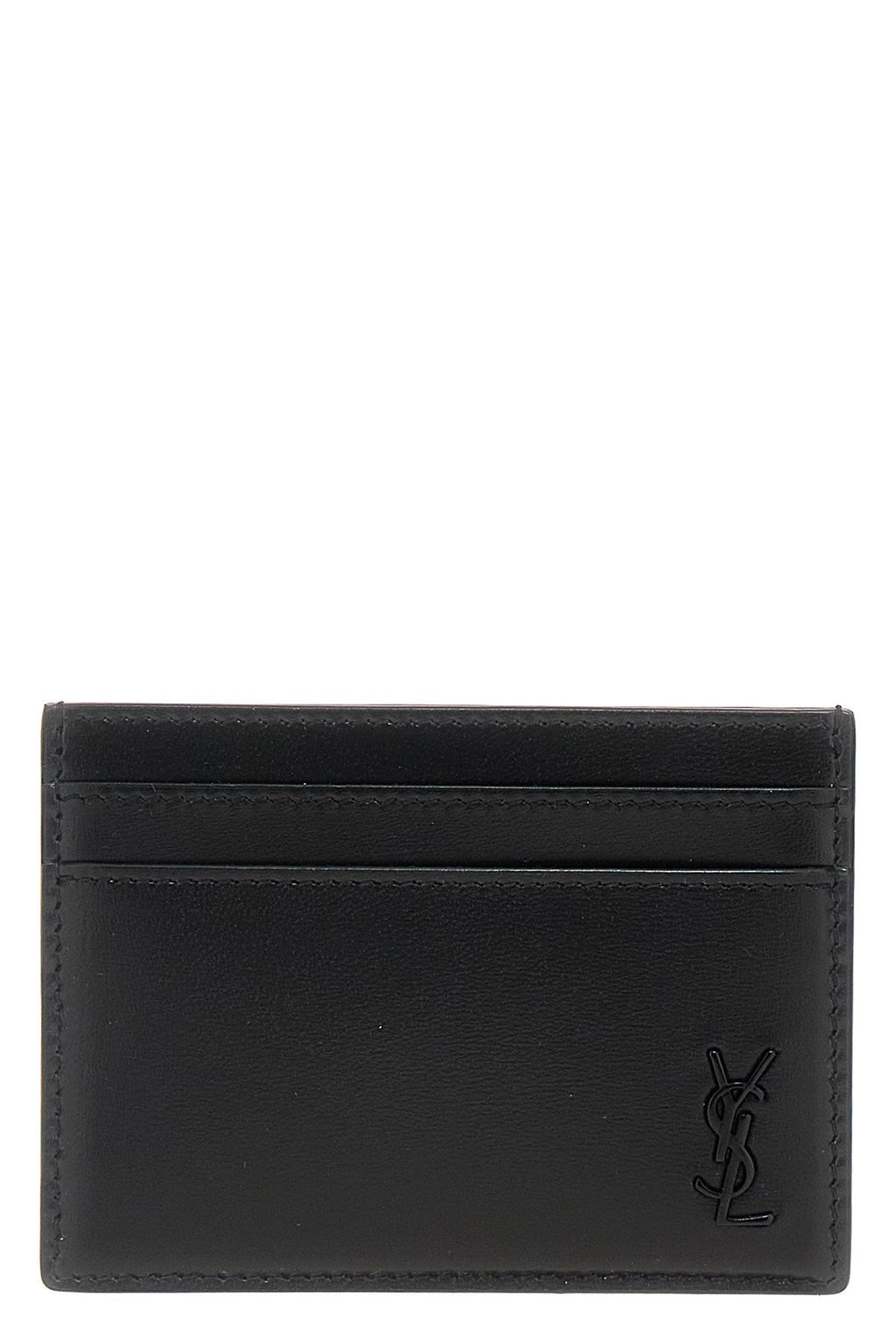 Saint Laurent Men Logo Leather Cardholder