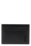 Saint Laurent Men Logo Leather Cardholder