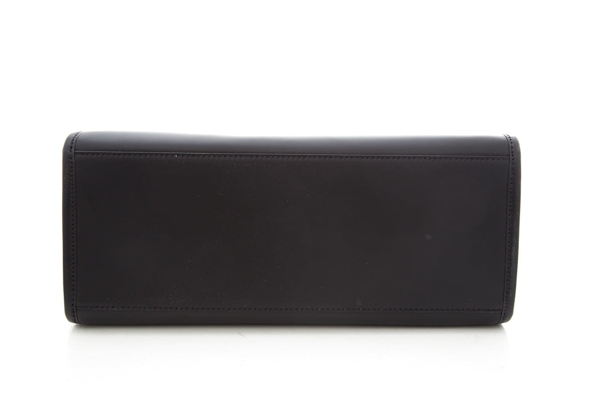 Fendi Black Leather Sunshine Shopper