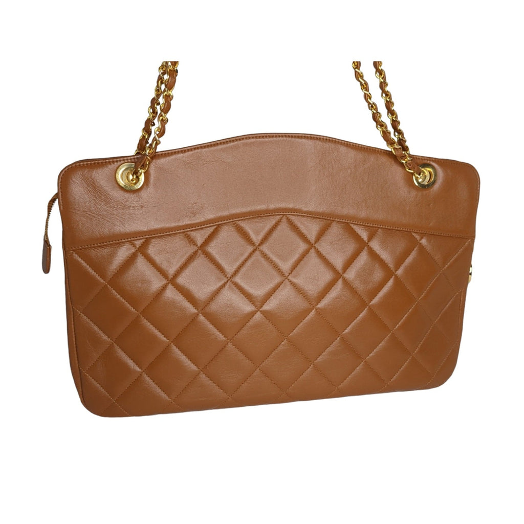 Chanel Vintage Matelassé Chain Leather Shoulder Bag & Wallet