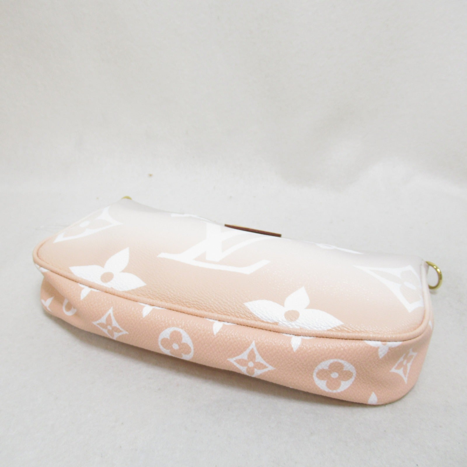 Louis Vuitton Louis Vuitton Multicolor Pochette Accessories Bag PVC  Canvas Monogram Giant  Orange Brum M57634