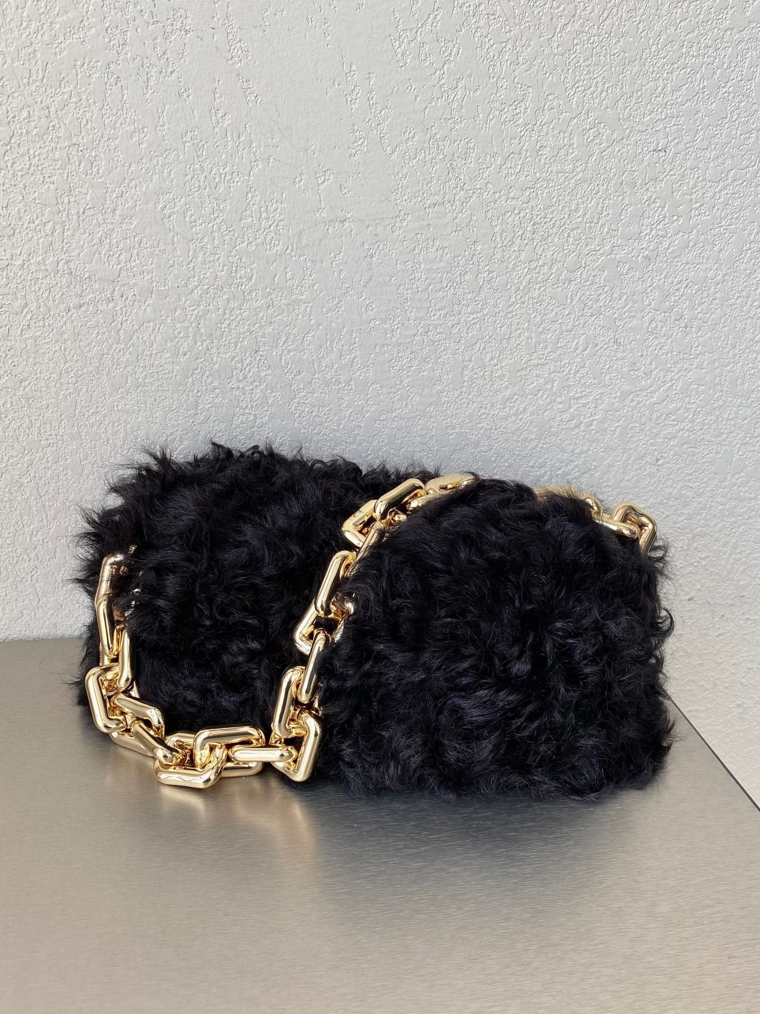 GLAMI Chain Pouch Black, For Women, Bags 12.2in/31cm 620230V13L02132