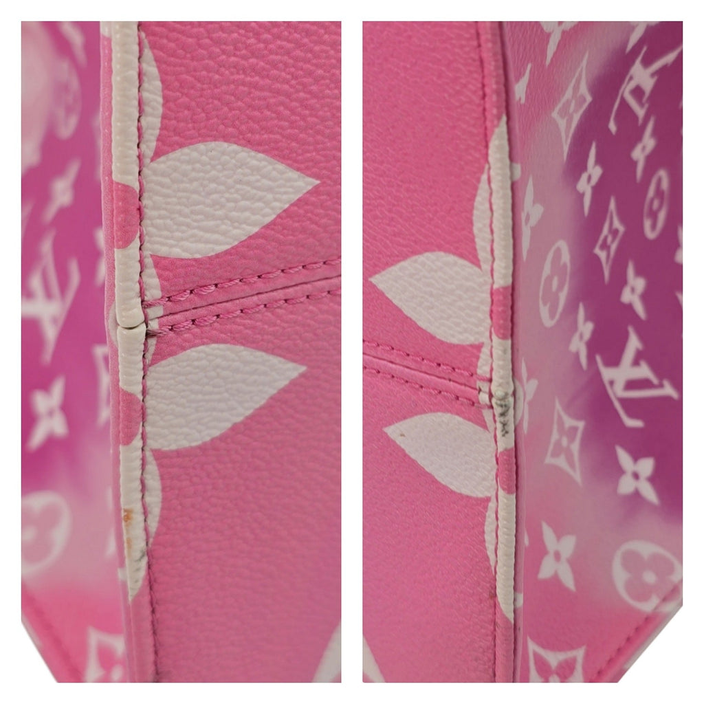 Louis Vuitton Rouge Giant Monogram Escale Onthego GM Tote