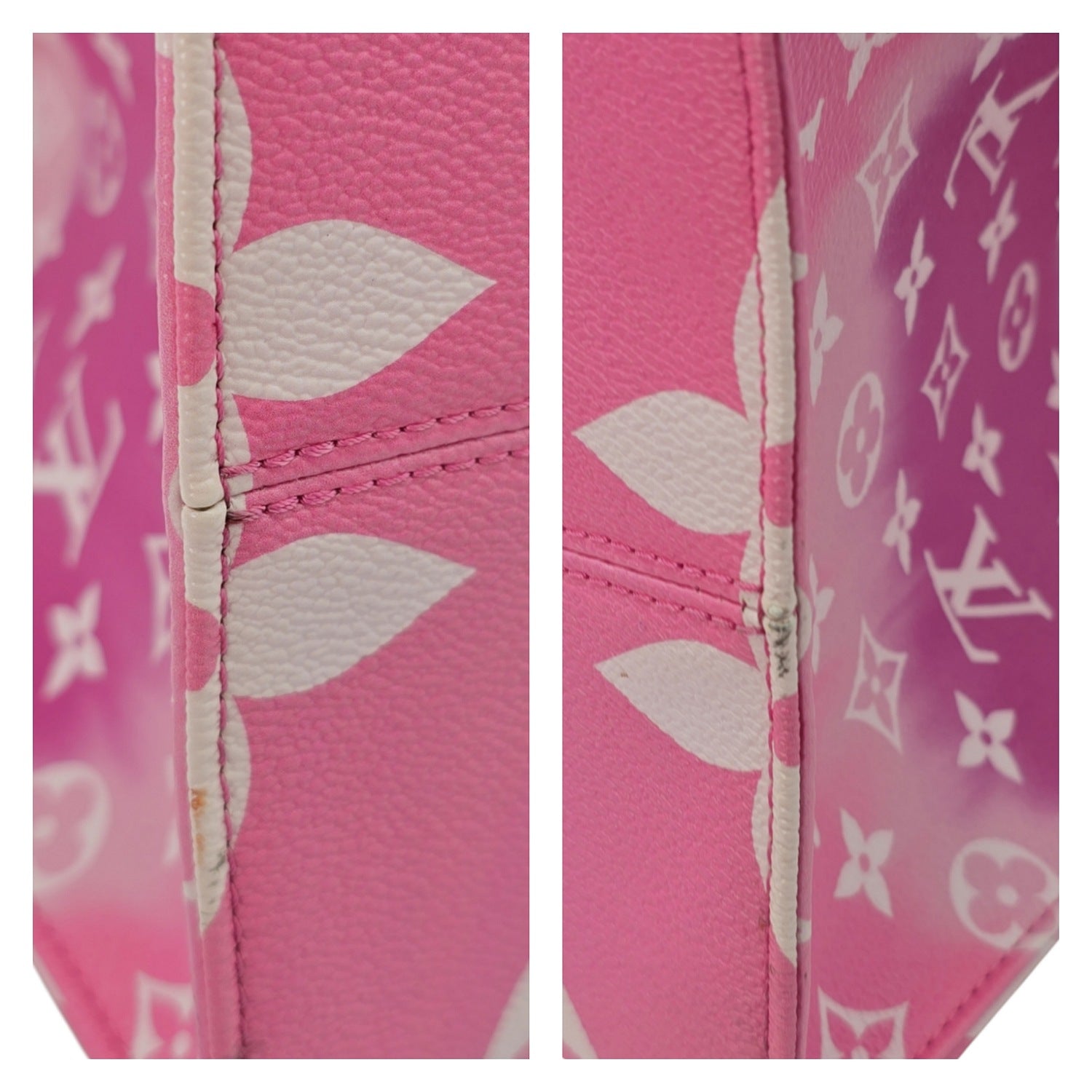 Louis Vuitton Rouge Giant Monogram Escale Onthego GM Tote