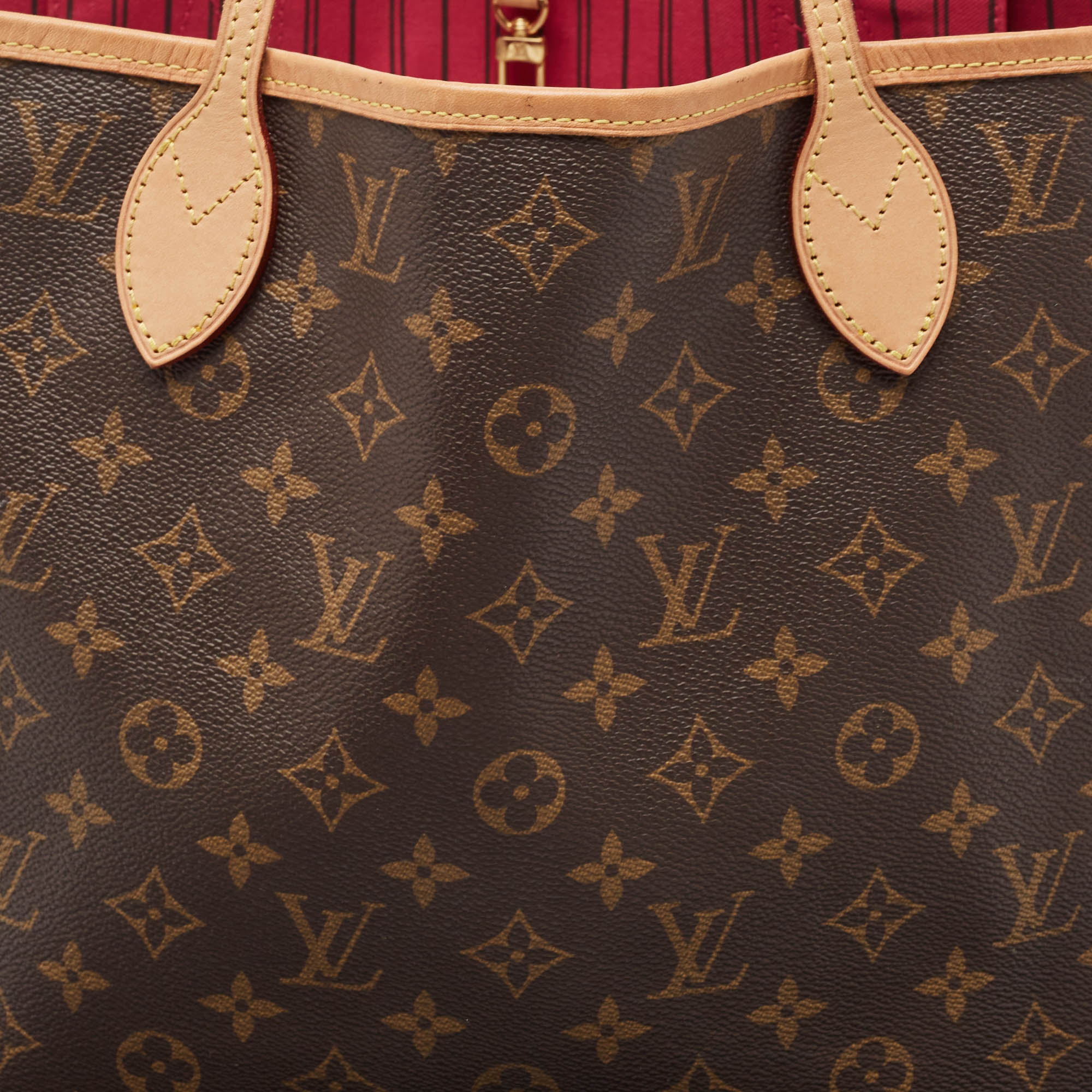 Louis Vuitton Monogram Canvas Neverfull Mm Bag..