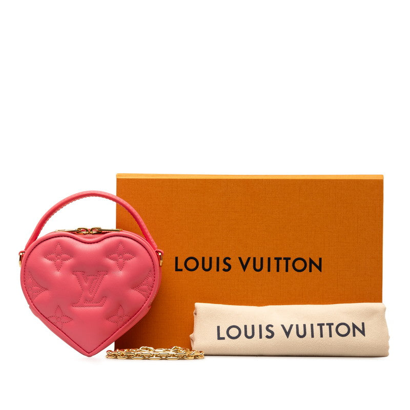 Louis Vuitton Bubblegram Pop Hart Handbag Chain Shoulder Bag 2WAY M81893 Dragon Fruit Pink Leather  Louis Vuitton