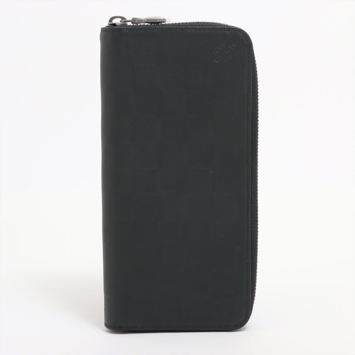 Louis Vuitton Damianfinie Zippy Wallet Vertical N63548 Black Round Zippe Wallet