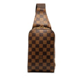Louis Vuitton Damier Geronimous Body Bag Waist Bag N51994 Brown PVC Leather Mens LOUIS VUITTON