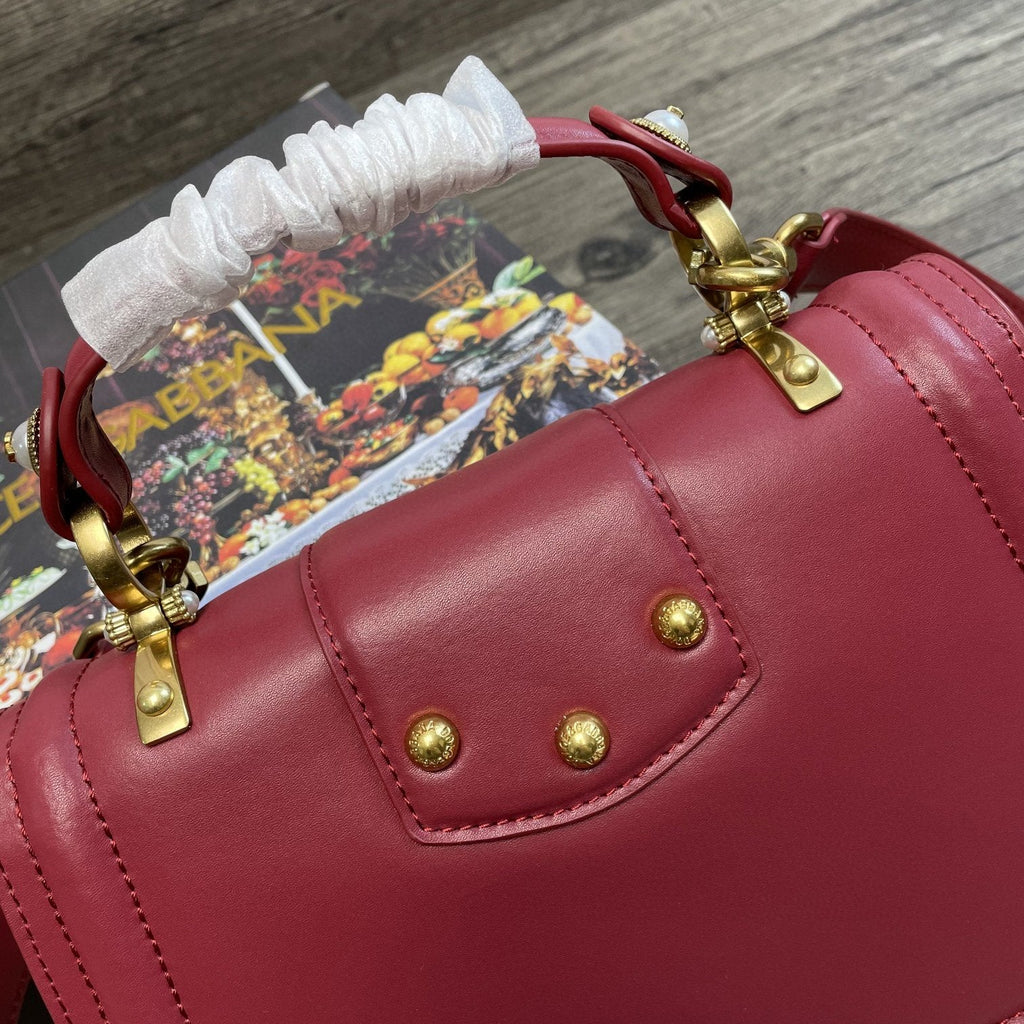GLAMI GLAMI Girls Bag In Quilted Nappa Burgundy For Women 10.6in/27cm GLAMI