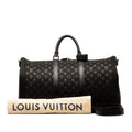 Louis Vuitton Monogram Lightup Keepall Bandouliere 50 Boston Bag Shoulder Bag 2WAY M44770 Black Multicolor Nylon Leather Men Louis Vuitton