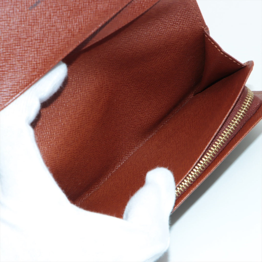 Louis Vuitton Monogram Portefolio Tresor M61736 Compact Wallet