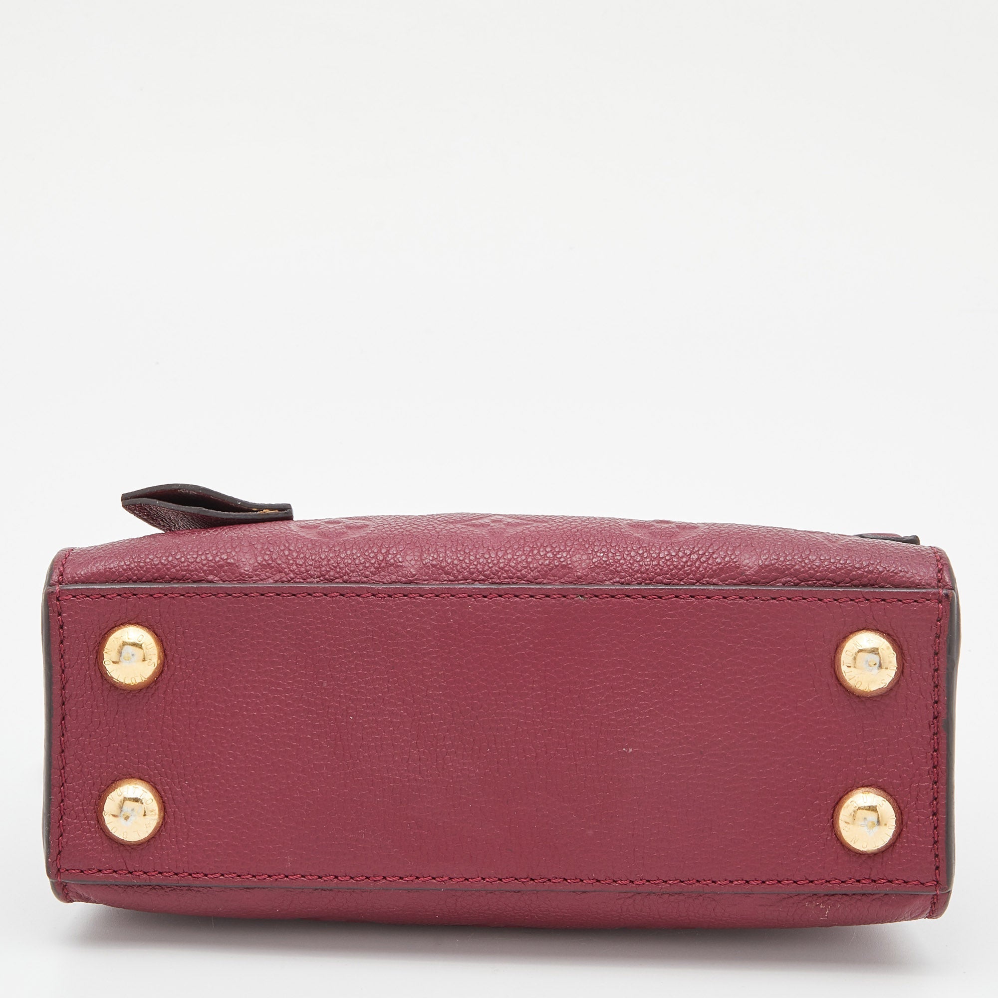 Louis Vuitton Flamme Monogram Empreinte Leather Pont Neuf Mini Bag