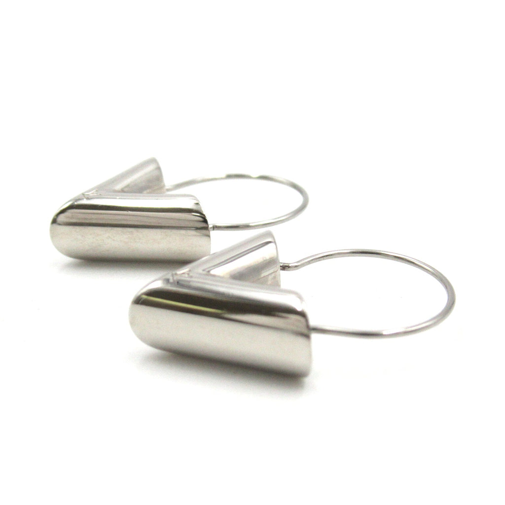 Louis Vuitton Louis Vuitton Essential V Earrings Piece Jewelry  Silver M63199