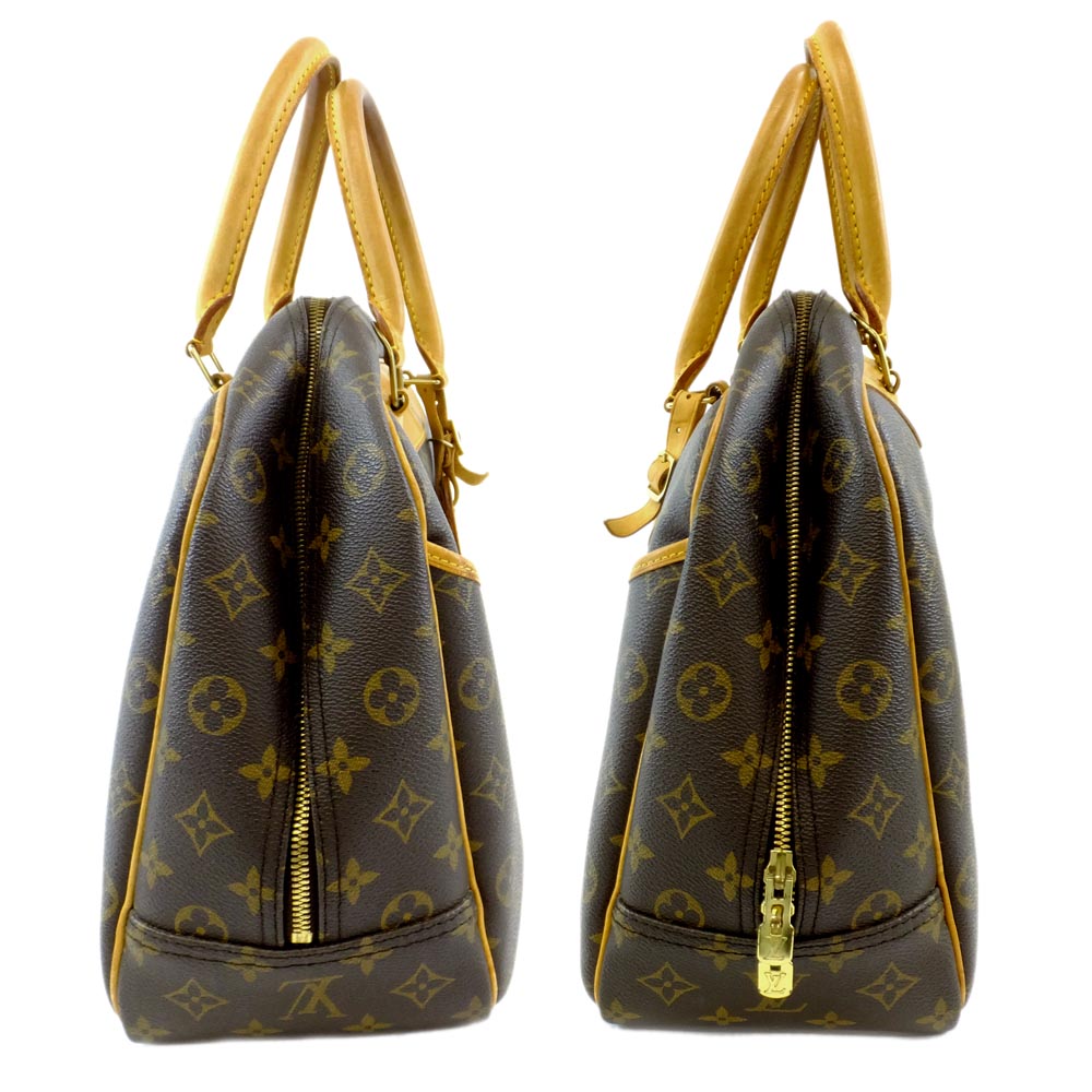 Louis Vuitton Douville Handbag Monogram Brown G  Leather Canvas