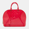 Louis Vuitton Rose Pop Monogram Vernis Alma Gm Bag