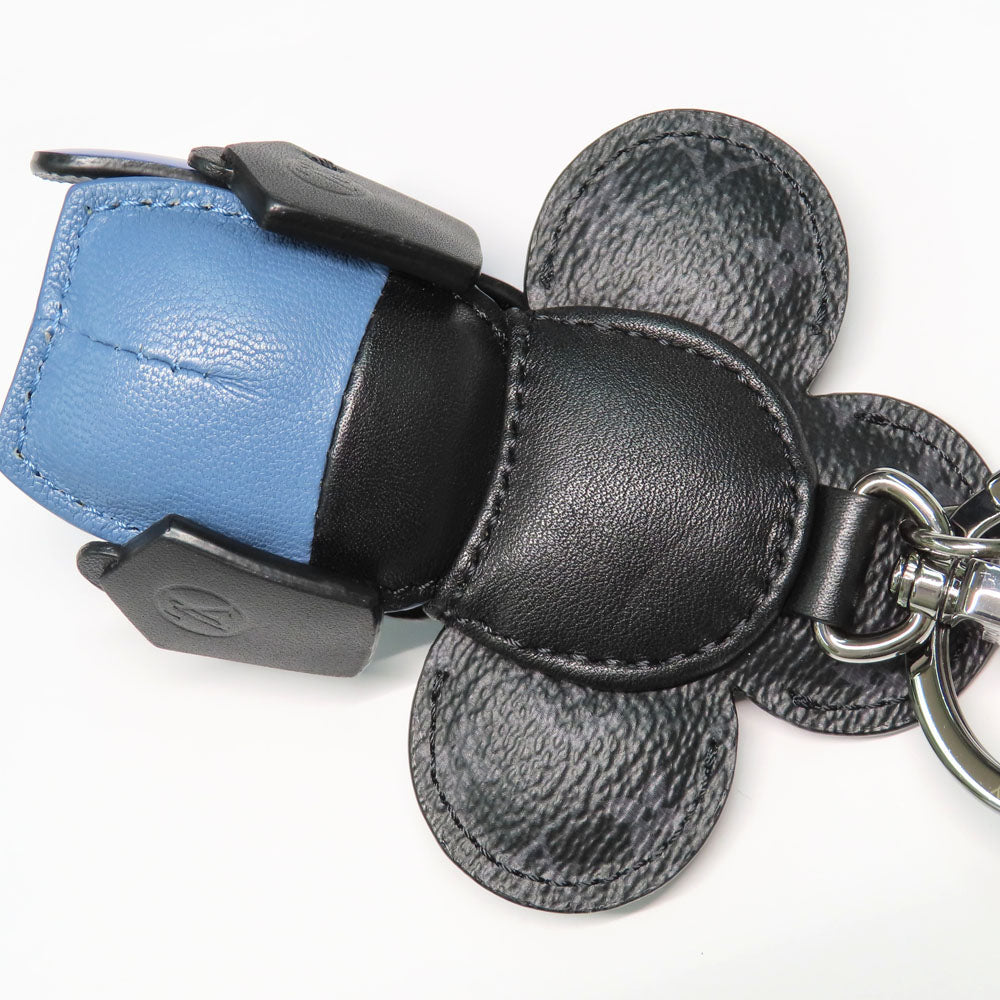 Louis Vuitton Vision Sack Vivienne M77154 Skate Monogram Eclipse Bagg Chamber Keyher Black Blue Leather Small Mens