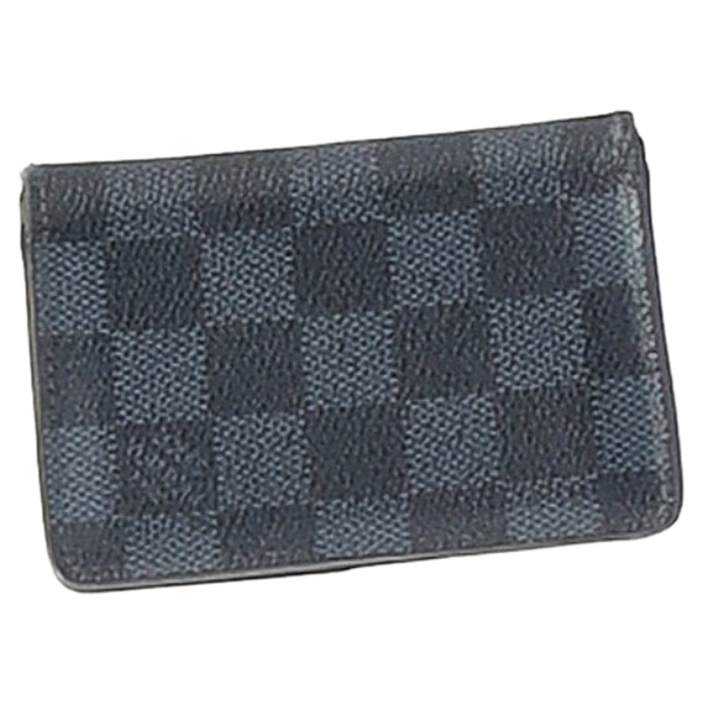Louis Vuitton Damier Pocket Organizer in Black Coated Canvas