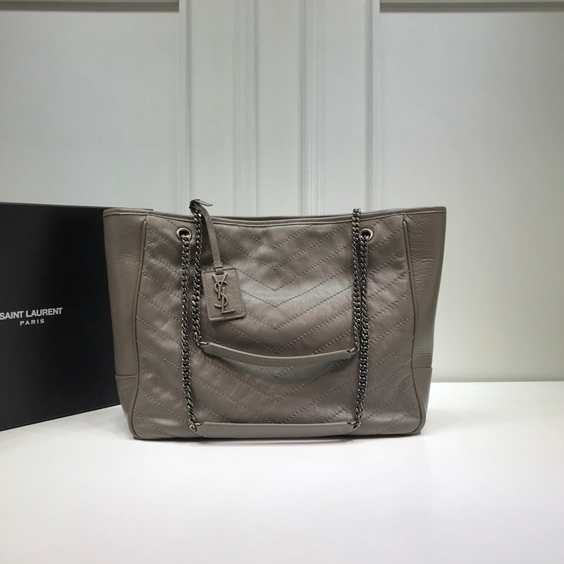 GLAMI Niki Shopping Bag Dark Beige For Women 13.8in/35cm YSLÃ‚Â 