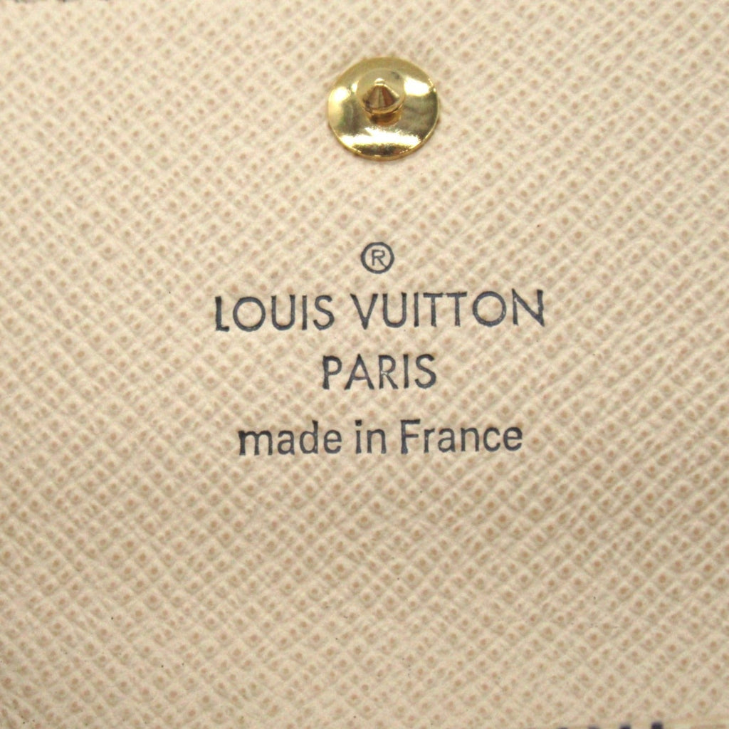 Louis Vuitton Multicle 4 4  Keycase Accessories PVC  Canvas Damier Azur   Grey N60386