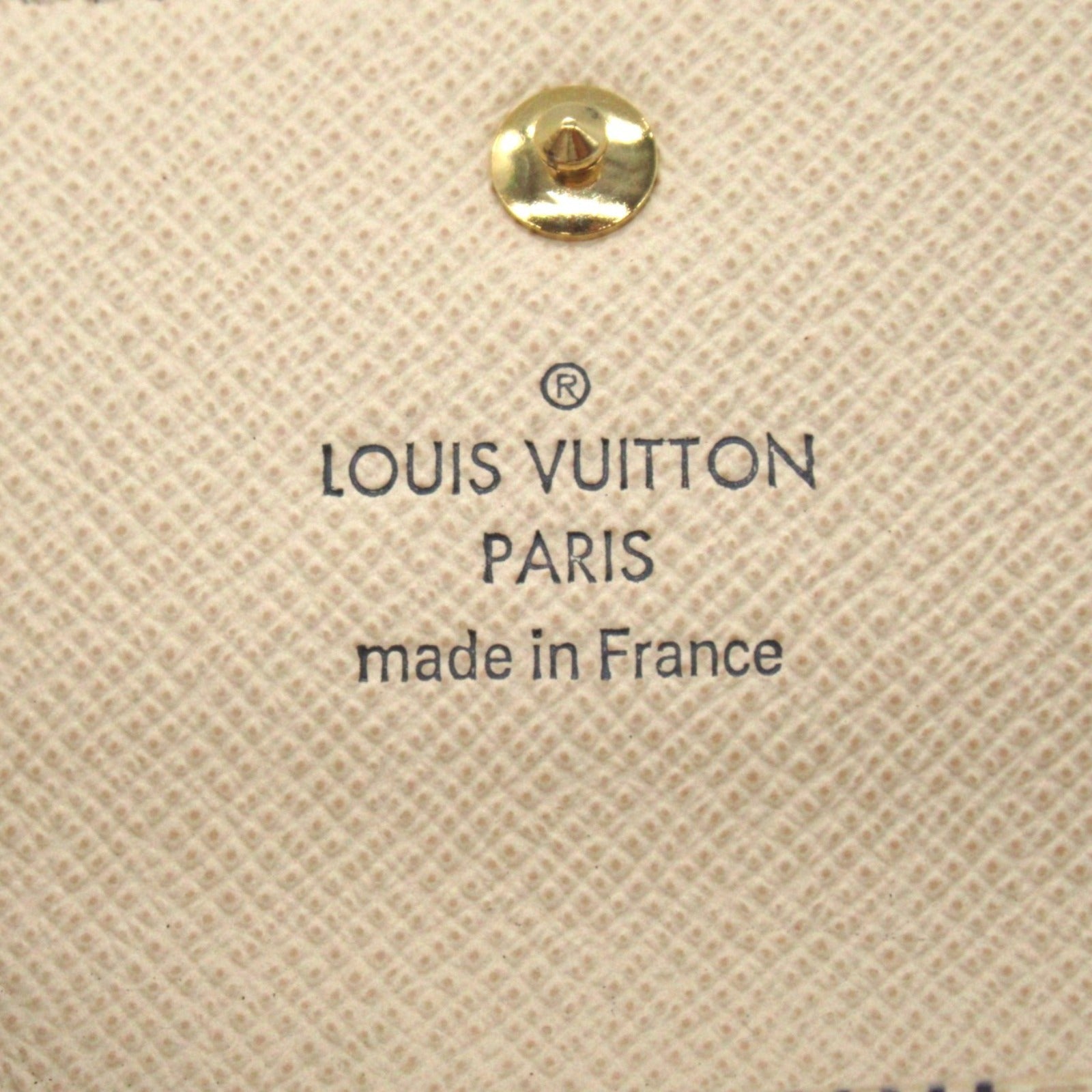 Louis Vuitton Multicle 4 4  Keycase Accessories PVC  Canvas Damier Azur   Grey N60386