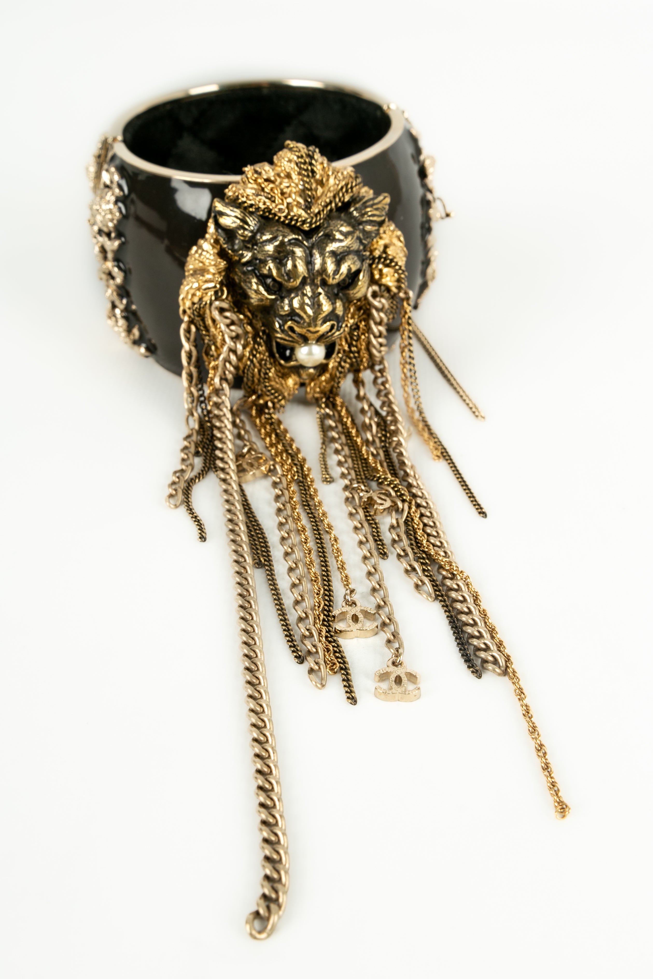 Bracelet "tÃƒÆ’Ã‚Âªte de lion" Chanel 2011