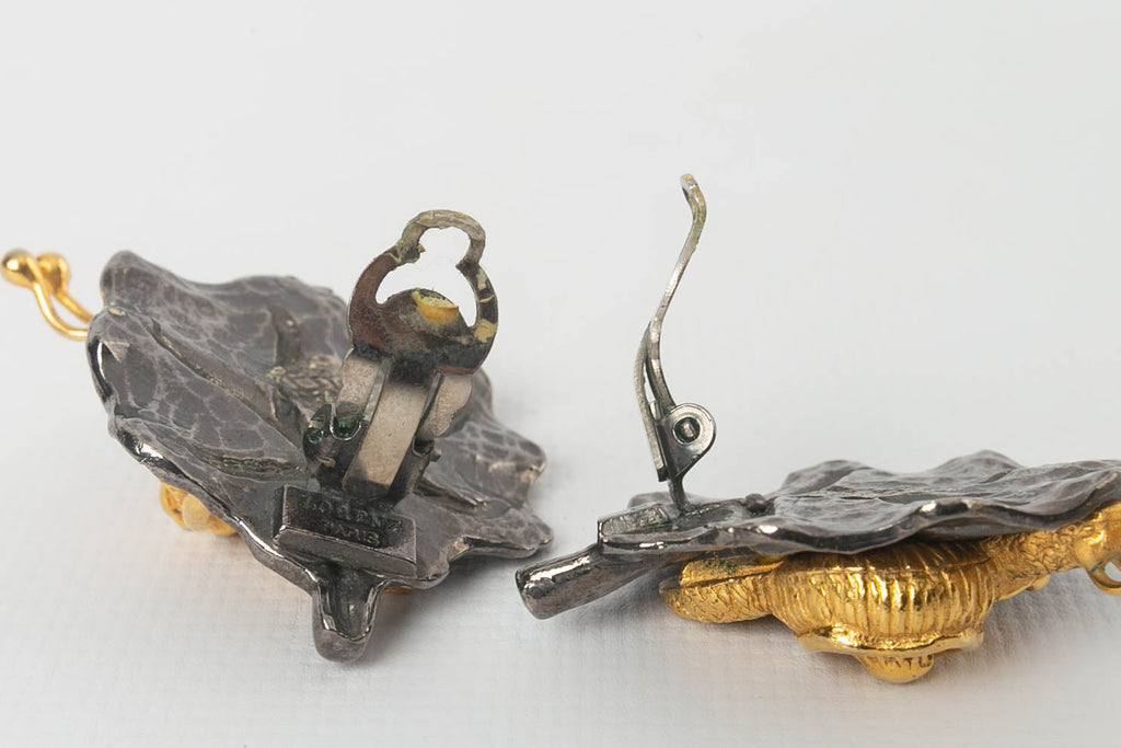 Boucles d'oreilles escargot en mÃƒÆ’Ã‚Â©tal