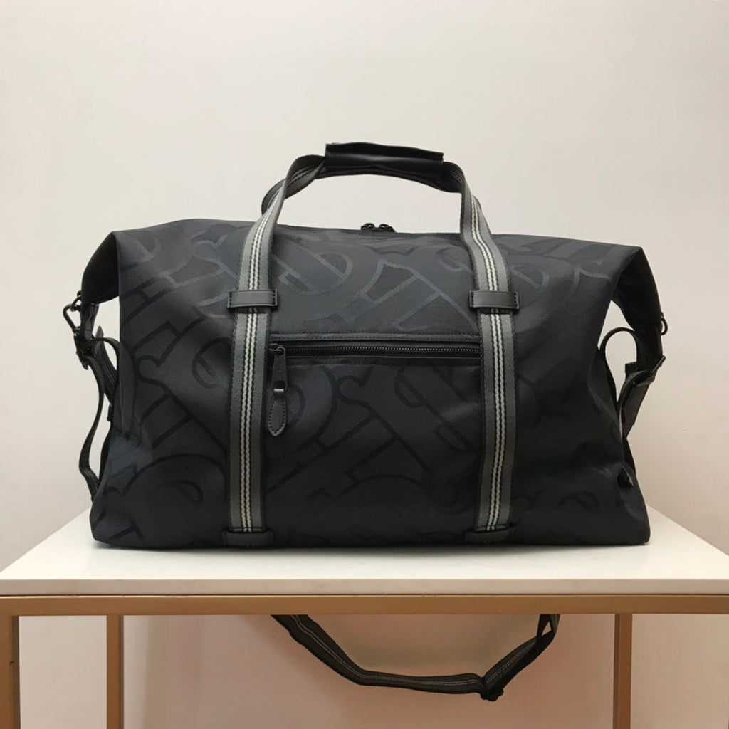 GLAMI Monogram Recycled Polyester Jacquard Holdall Black For Men, Bags 19.7in/50cm
