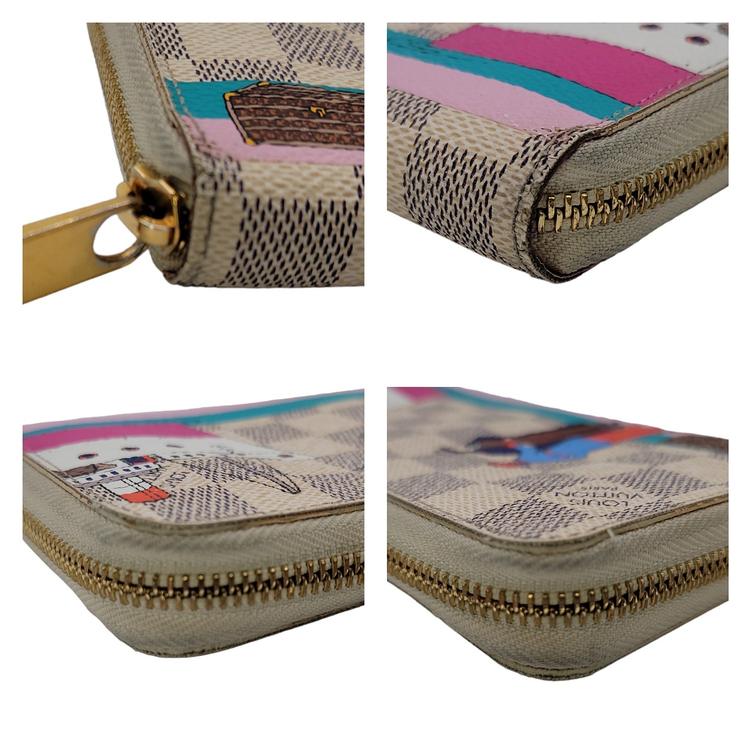 Louis Vuitton 2016 Transatlantic Cruises Print Zippy Wallet