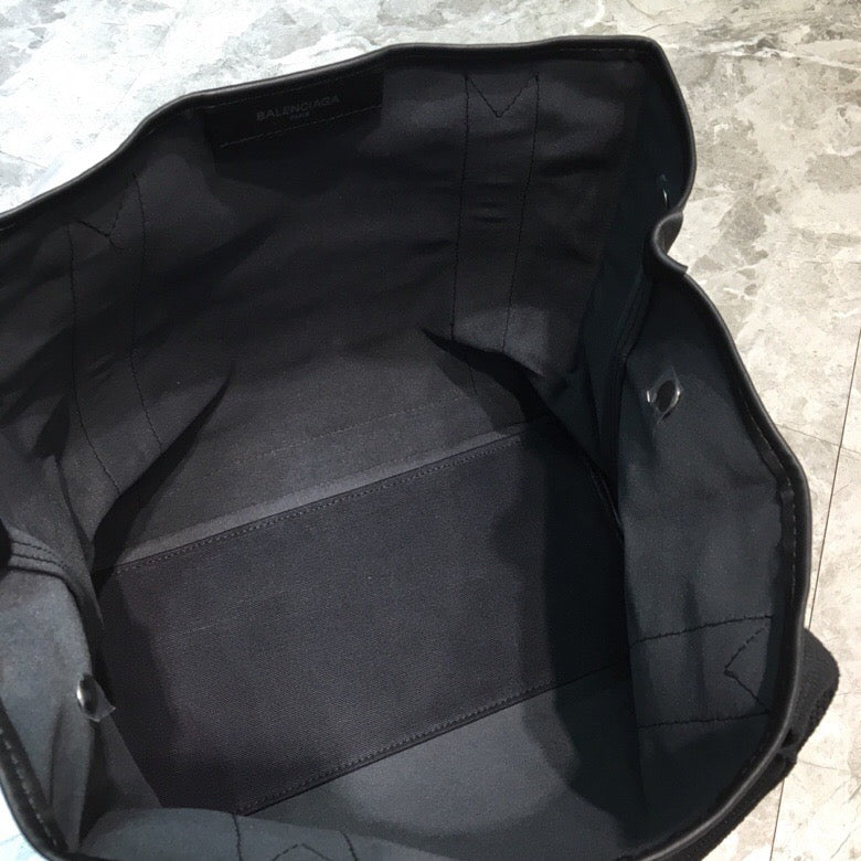 Balen Navy MeGLAMIum Cabas Tote Bag In Black, For Women,  Bags 14.1in/36cm