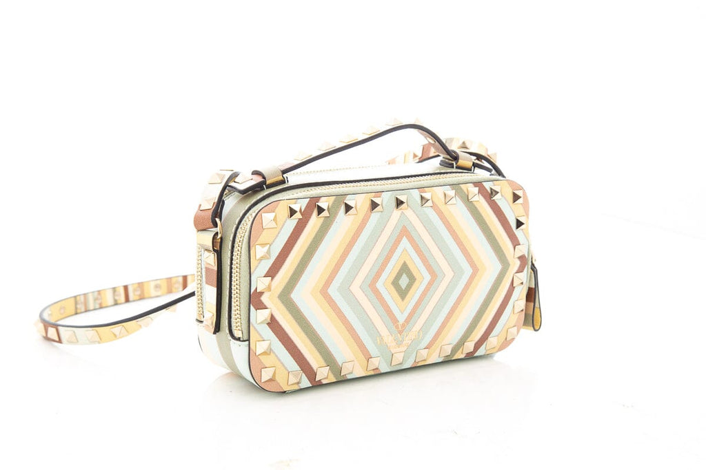 Valentino Multi Chevron 1975 Rockstud Cross-Body