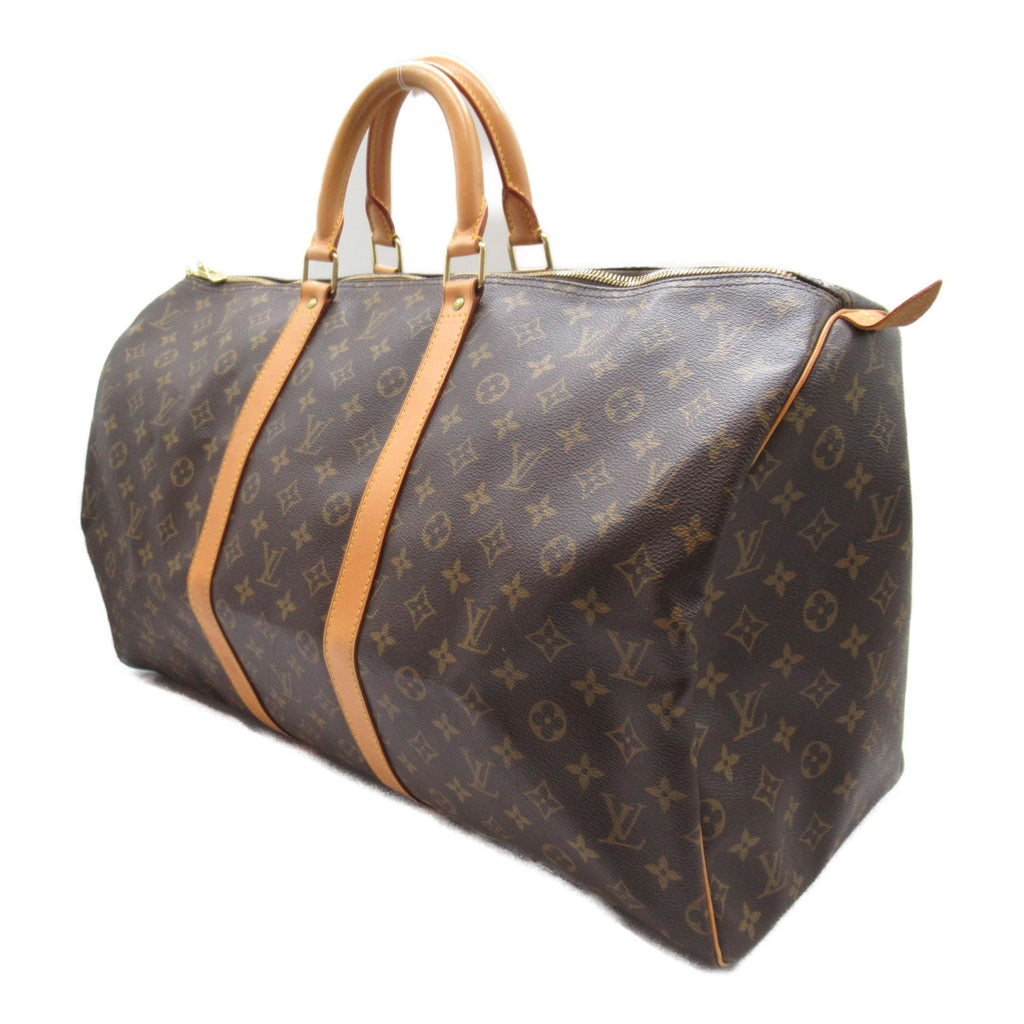 Louis Vuitton Louis Vuitton Keepall 55 Boston Bag PVC Coated Canvas Monogram   Brown M41424