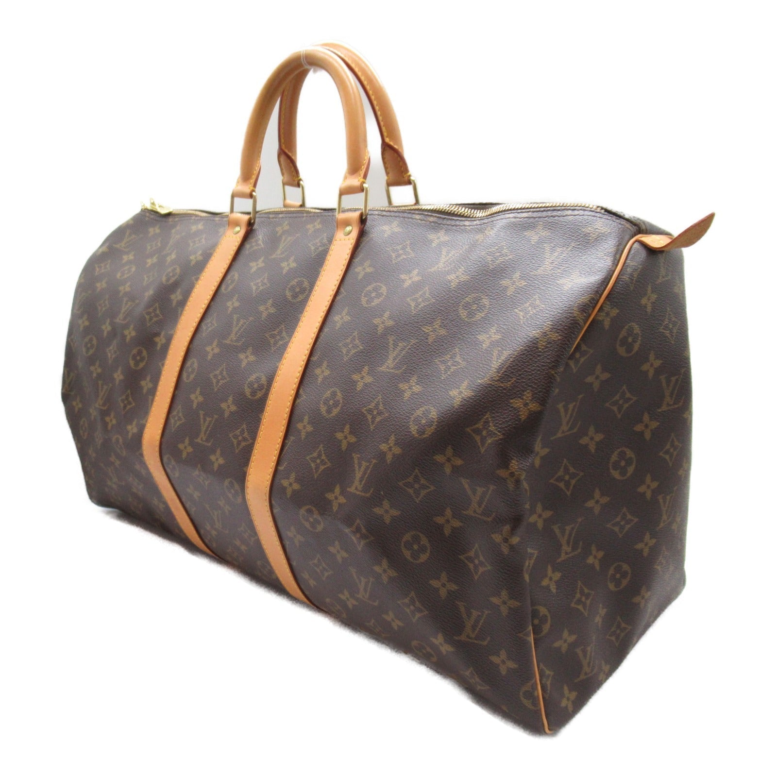 Louis Vuitton Louis Vuitton Keepall 55 Boston Bag PVC Coated Canvas Monogram   Brown M41424