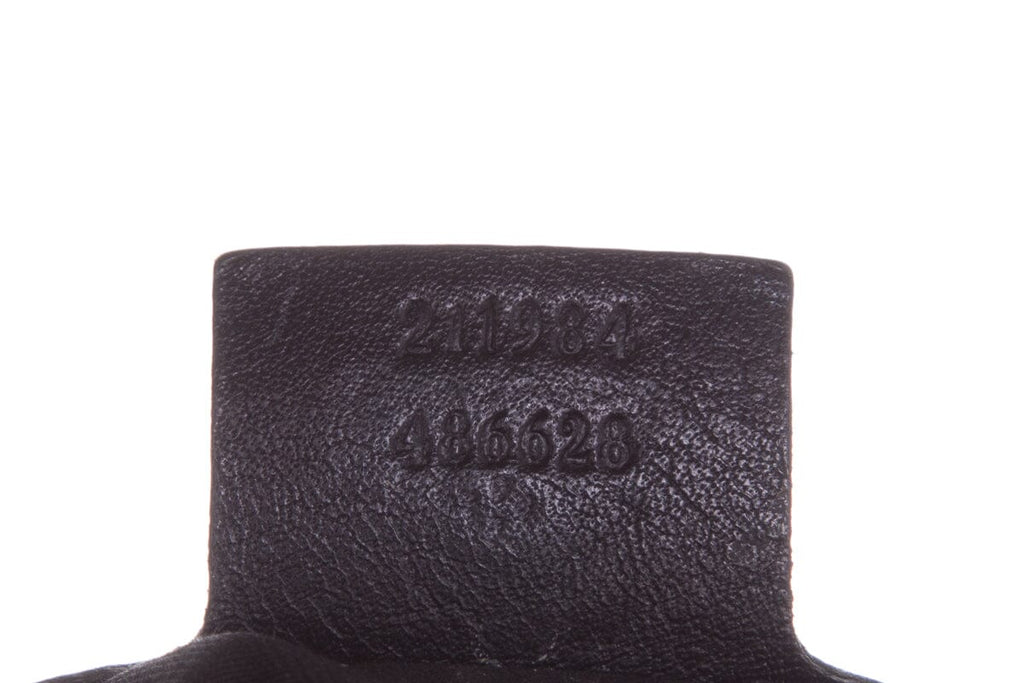 Gucci Vintage Black Monogram Hobo