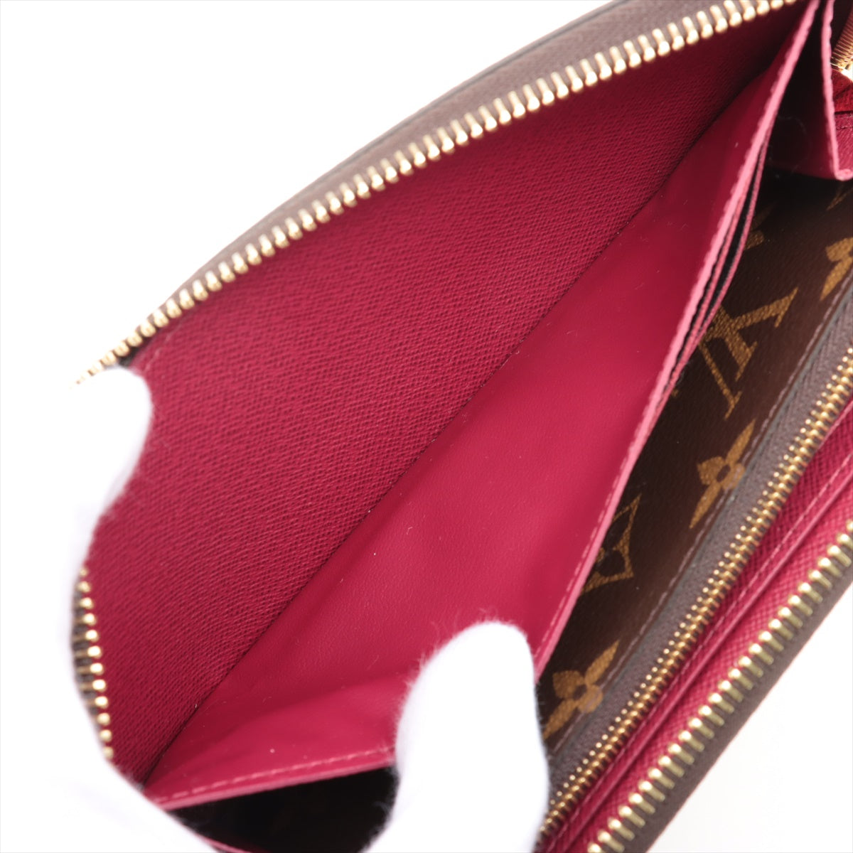 Louis Vuitton Monogram Portefolio Cremans M60742 Fuschia