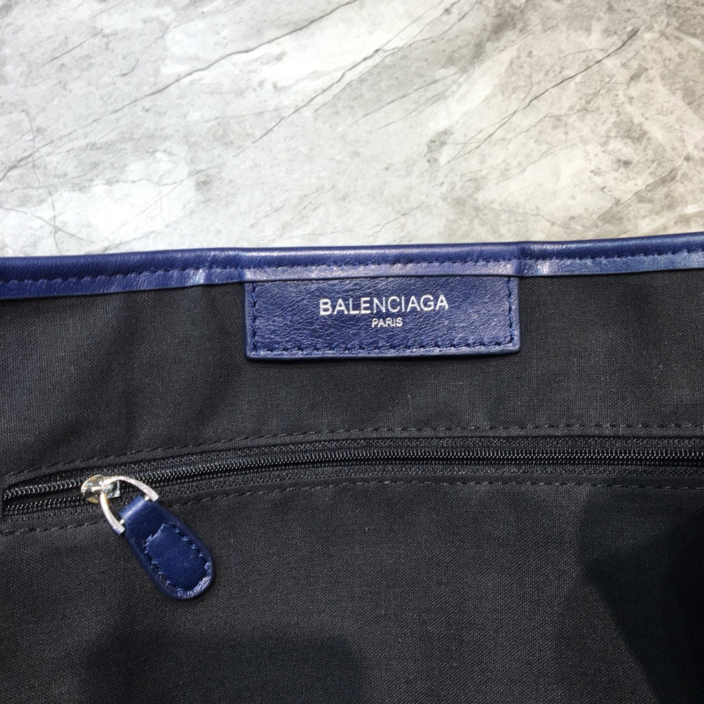 Balen Navy MeGLAMIum Cabas Tote Bag In Blue, For Women,  Bags 14.1in/36cm