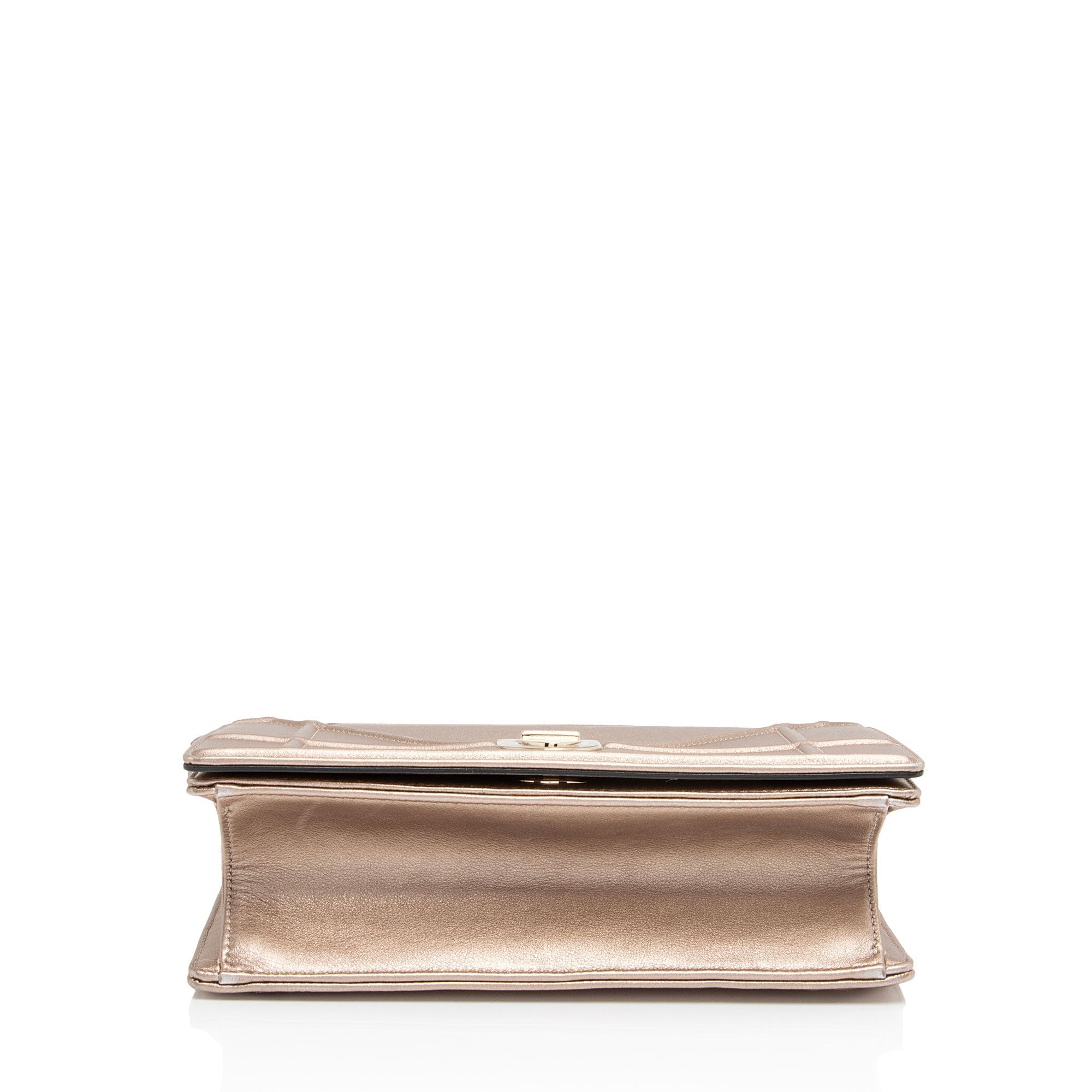 Dior Metallic Calfskin Diorama Medium Shoulder Bag