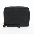 Louis Vuitton Monogram Amplant Zippy Coin Pass M60574 Noir Coin Case