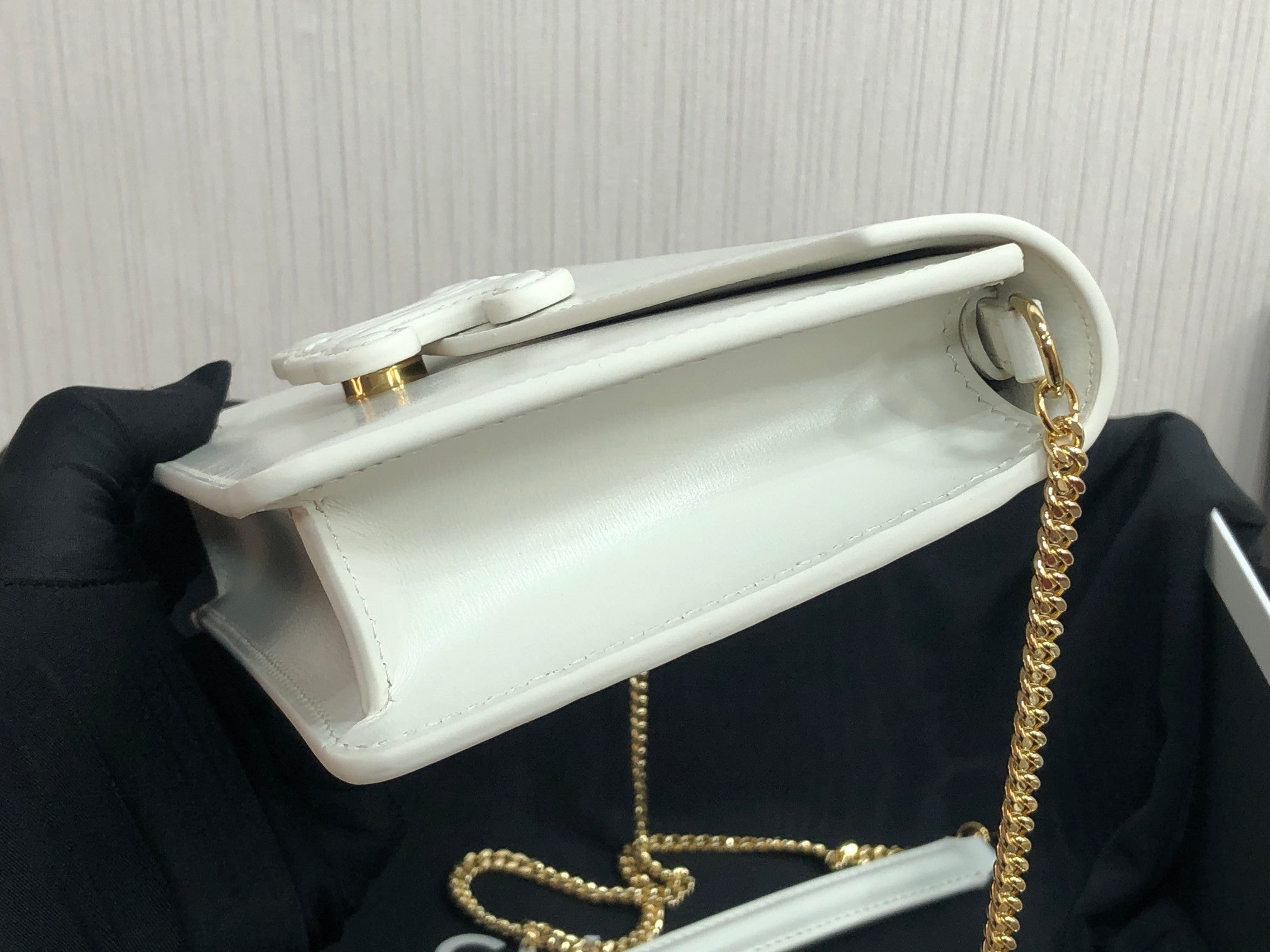 GLAMI Wallet On Chain Triomphe White For Women 7in/19cmÃƒâ€šÃ‚Â 