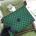 gg Beauty Case With Interlocking G Green And Blue gg Canvas For Women 12in/30cm gg