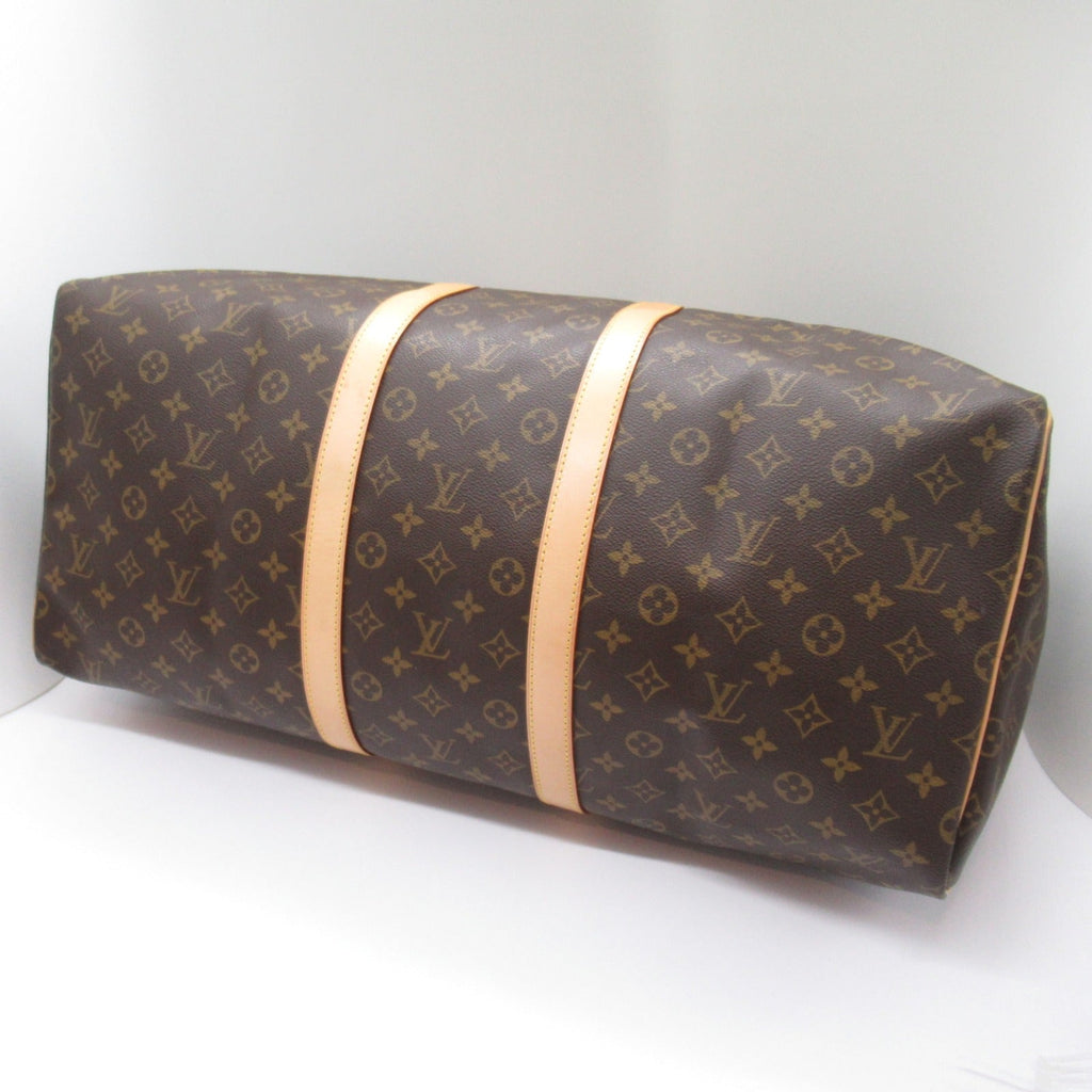 ルイ・ヴィトン LOUIS VUITTON キーポル55 ボストンバッグ ボストンバッグ バッグ PVCコーティングキャンバス モノグラム メンズ レディース ブラウン系 M41424 【中古】｜BRANDOFF