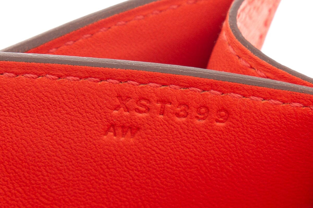 HermÃƒÆ’Ã‚Â¨s Rose Jaipur Epsom Leather 24 cm Constance