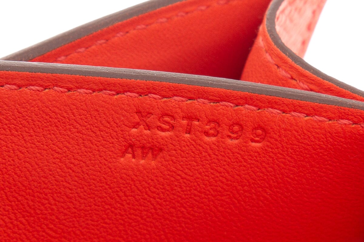 HermÃƒÆ’Ã‚Â¨s Rose Jaipur Epsom Leather 24 cm Constance