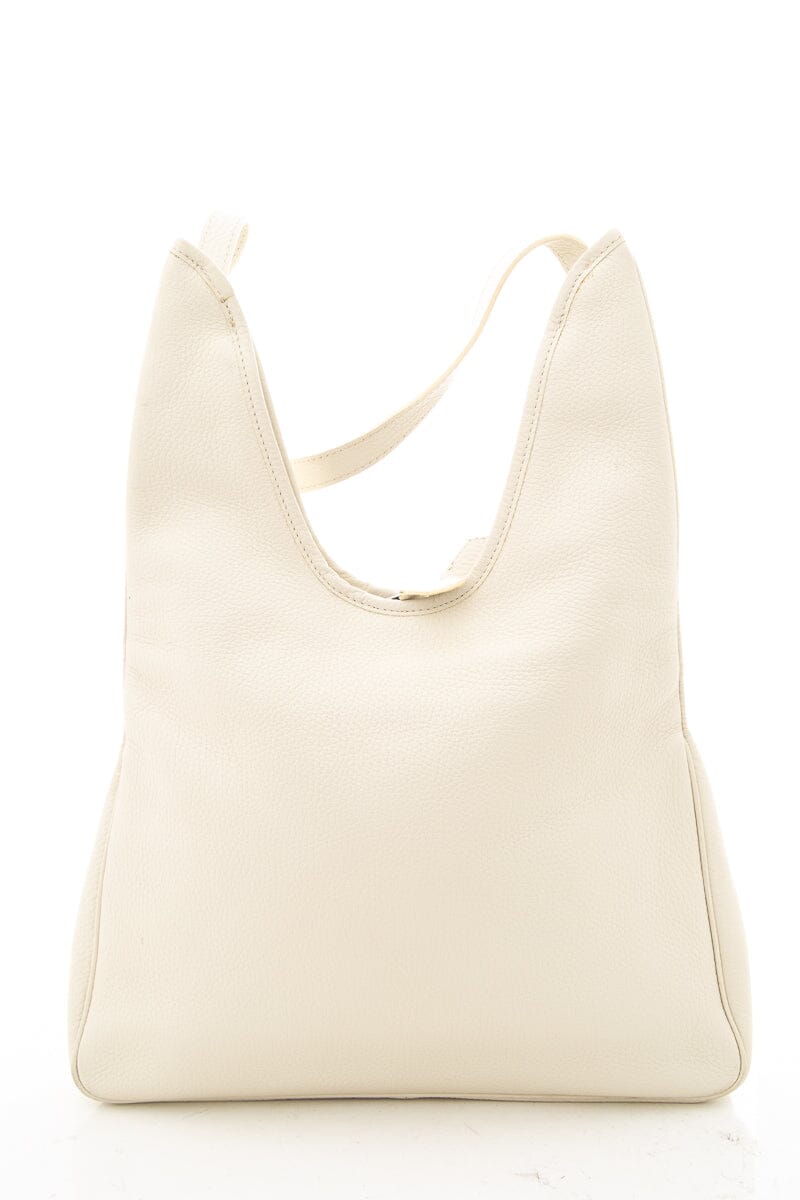 HermÃƒÆ’Ã‚Â¨s 2006 White Massai Leather Handbag
