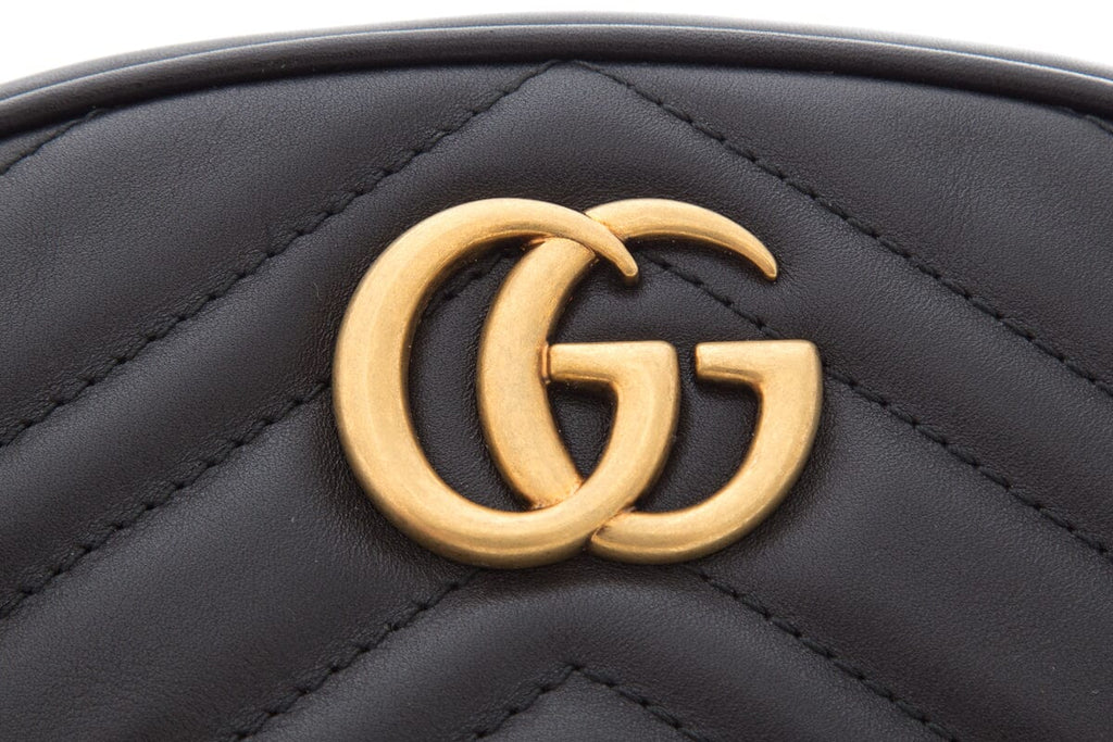 Gucci Black Small Marmont Belt Bag