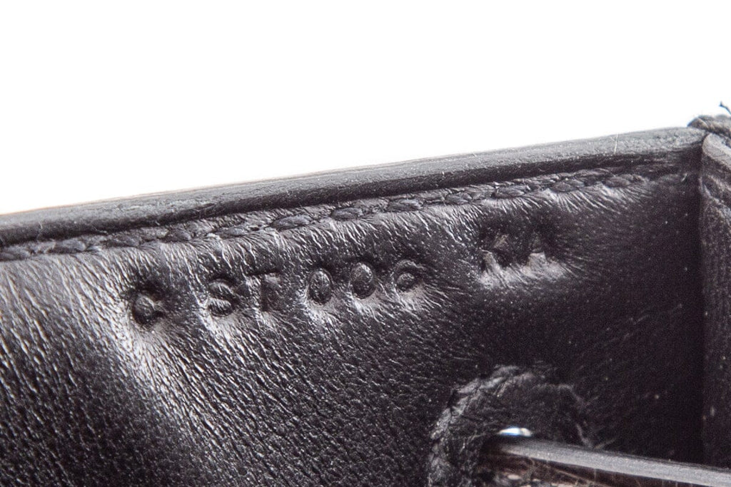 HermÃƒÆ’Ã‚Â¨s 2018 Graphite Smooth Alligator Ensis Kelly Mini Pochette