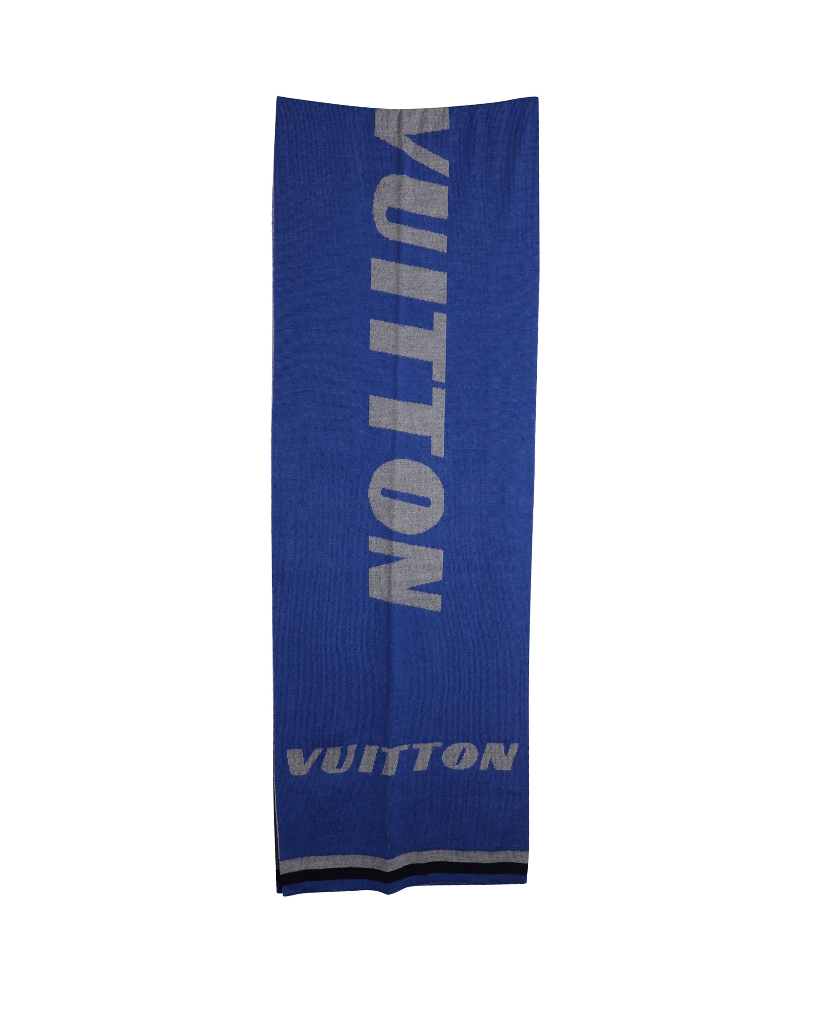 Louis Vuitton Forward Scarf in Blue Wool