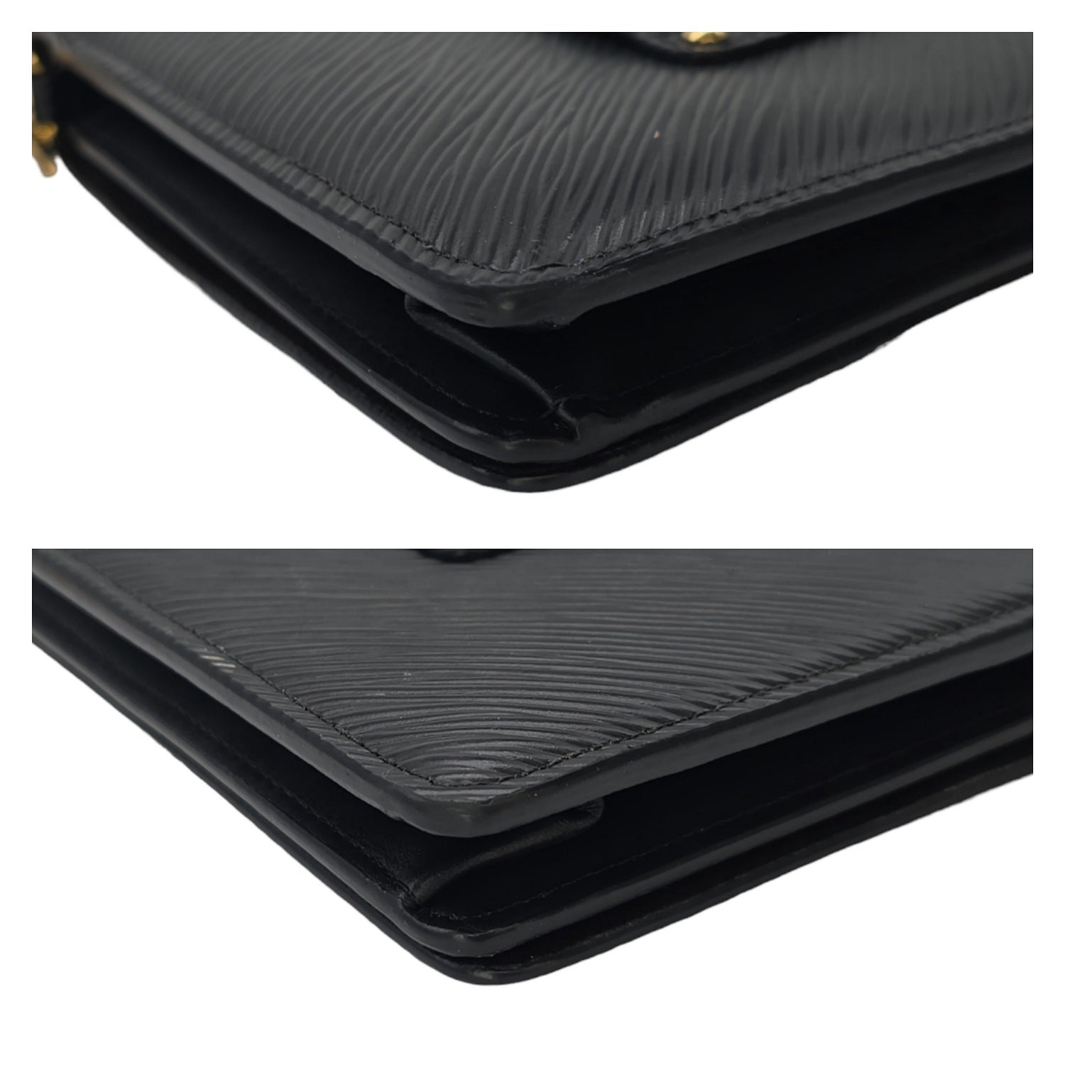 Louis Vuitton Black Epi Twist Wallet on Chain