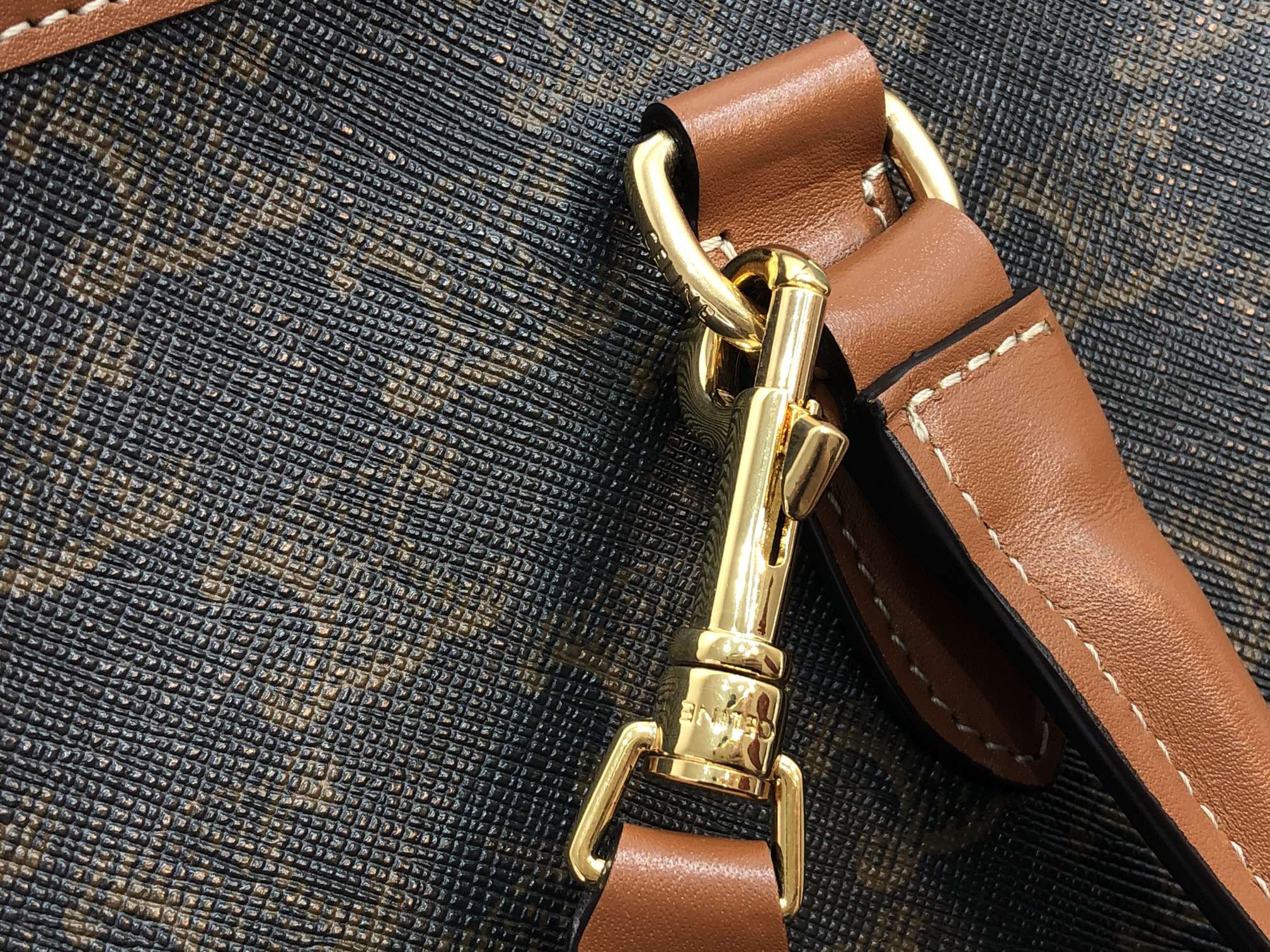 GLAMI Mini Horizontal Cabas In Triomphe Canvas Tan For Women 14in/35cm 199742BZJ.04LU